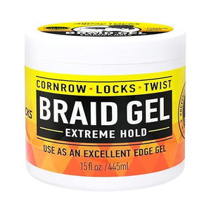 AllDay Locks Braid Gel Extreme Hold 15 oz