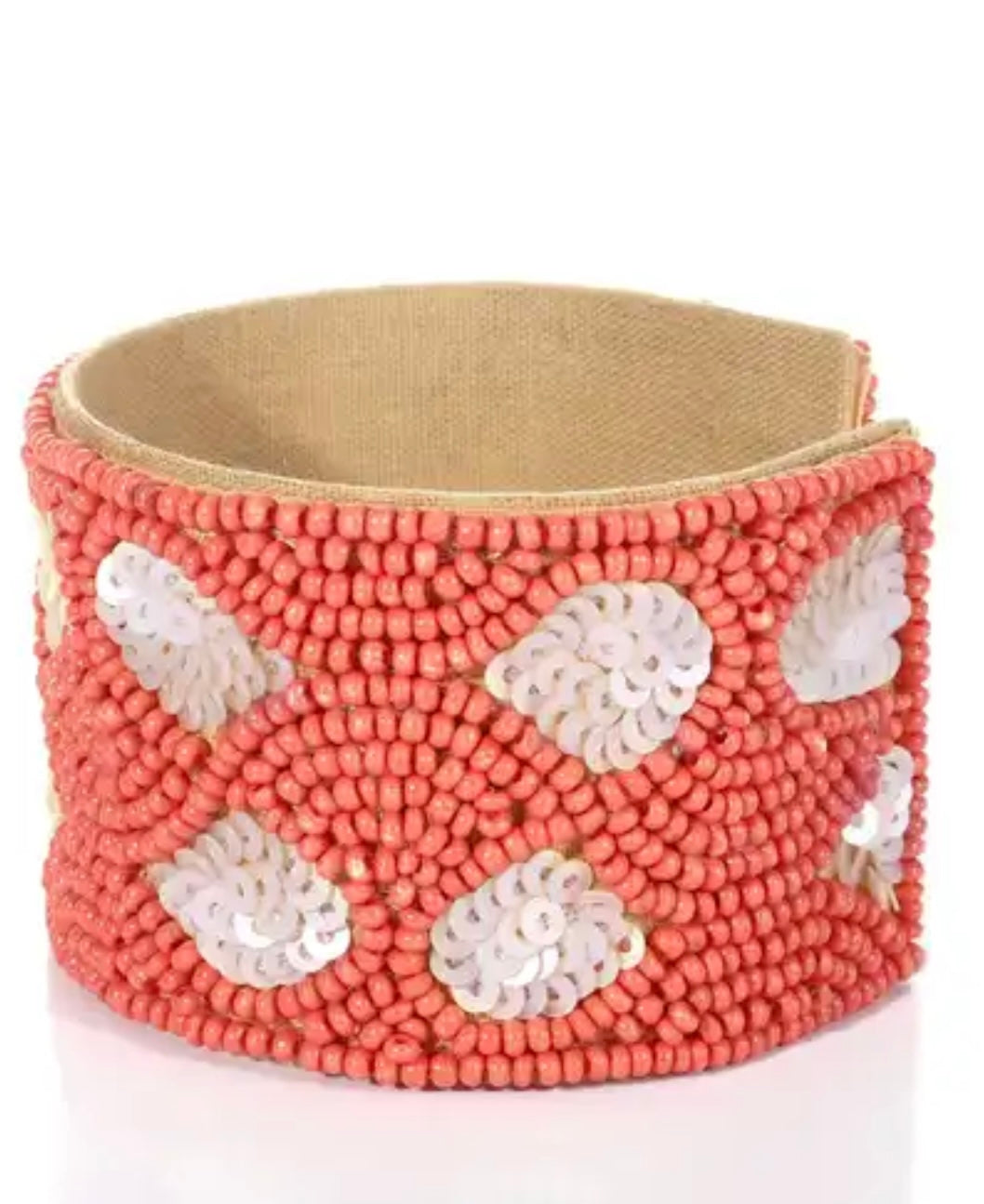 Coral Cuff Bracelet