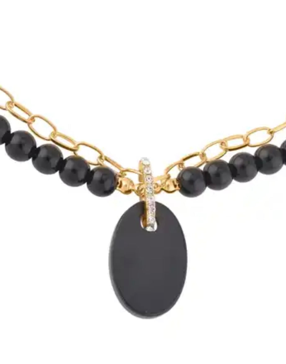 JT Black Obsidian Necklace