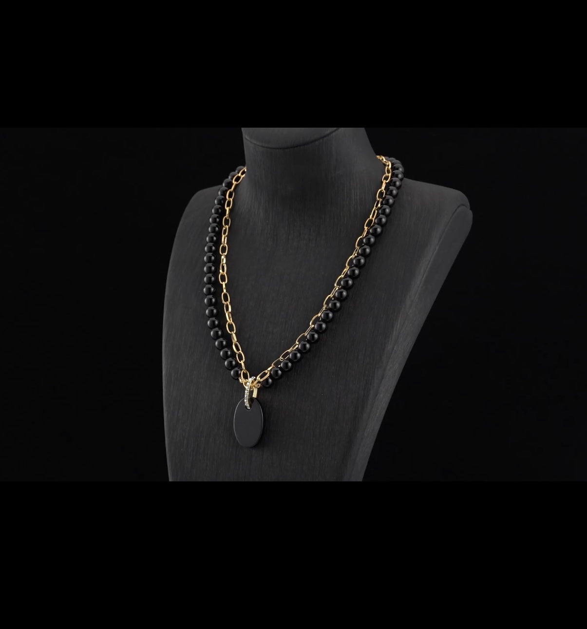 JT Black Obsidian Necklace